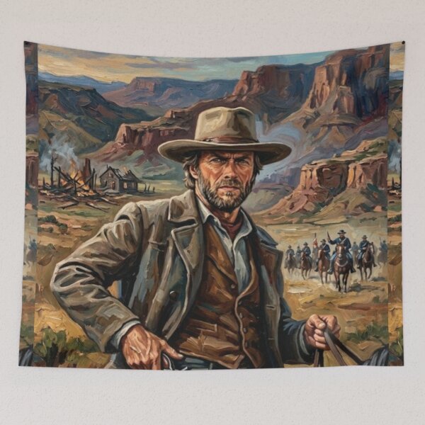 Item preview, The Outlaw Josey Wales Western Fine Art Tribute designed and sold by Art's Diner.