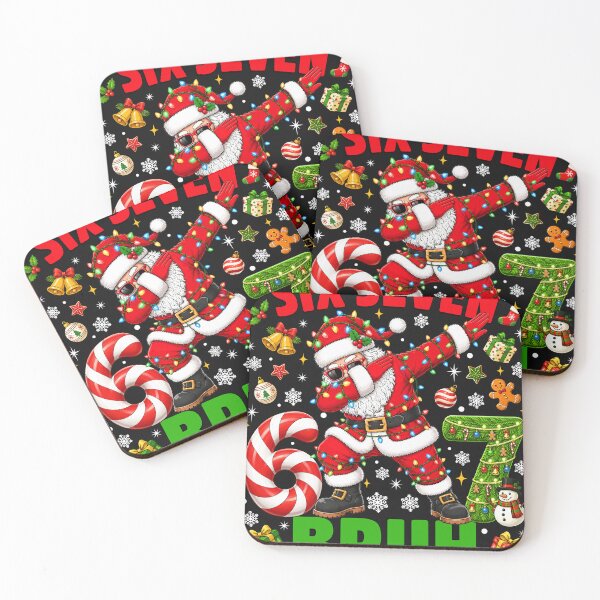 Item preview, Six Seven Bruh Dabbing Santa Funny Christmas Meme designed and sold by varin-studio.