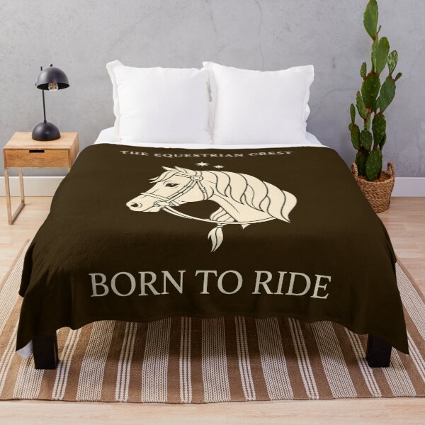 Item preview, The Equestrian Crest Born To Ride designed and sold by SplashTastic.