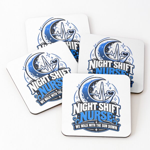 Item preview, Night Shift Nurse Walk With Sun Down Typography designed and sold by Win Hardy.