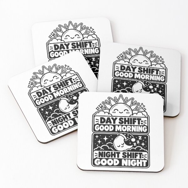 Item preview, Day Shift Good Morning Night Shift Good Night Graphic designed and sold by Win Hardy.