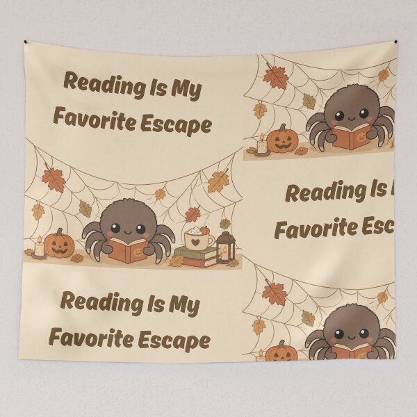 Item preview, Reading is my favorite escape designed and sold by creativityisfun.