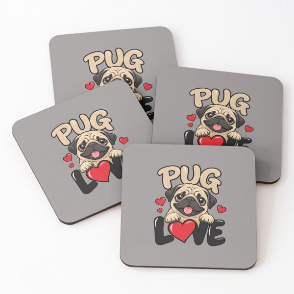 Item preview, Pug Love designed and sold by AW_Designs.