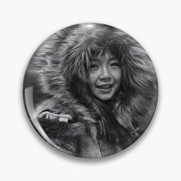 Item preview, Niña inuit con parka de piel - Alaska, 1903 - Fotografía ártica de época designed and sold by Prepress.