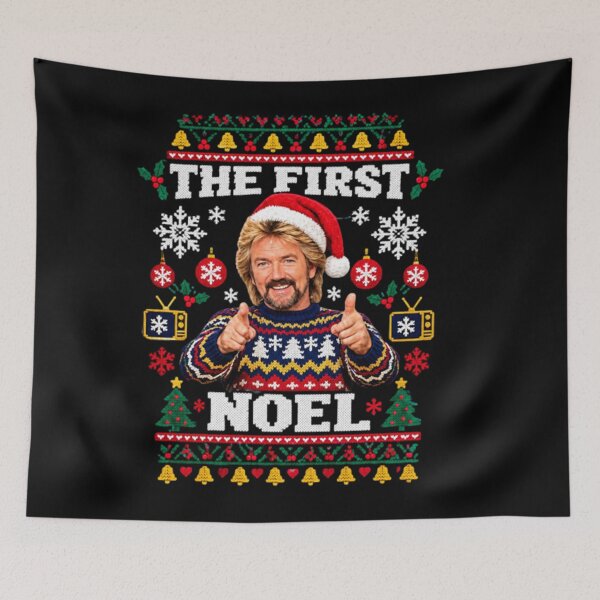Item preview, Noel Edmonds Christmas - Retro British TV Presenter Comedy designed and sold by nicholcoffeyArt.