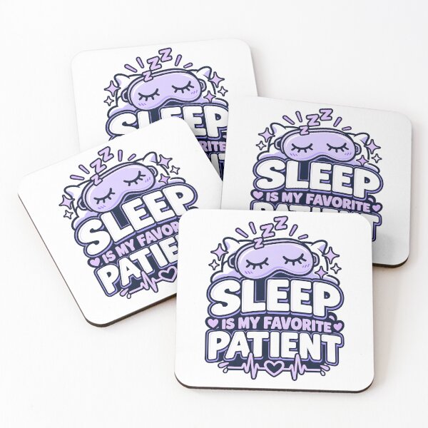 Item preview, Sleep Is My Favorite Patient Nurse Typography designed and sold by Win Hardy.