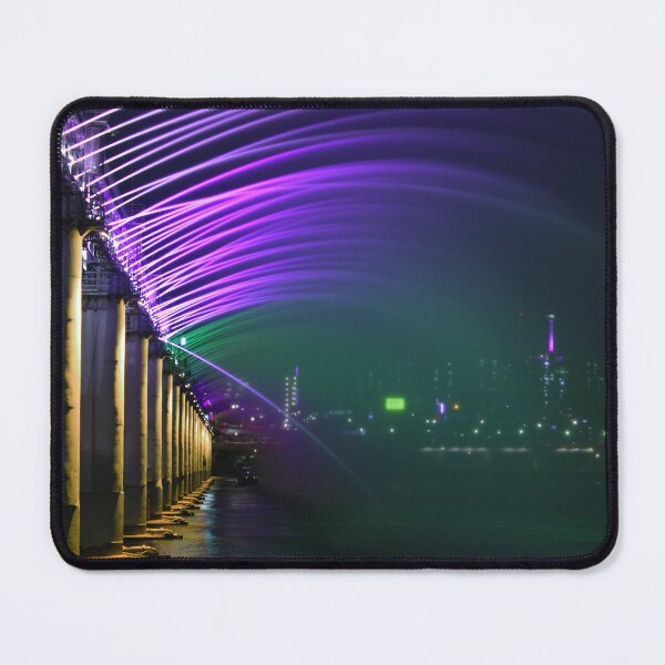Item preview, Purple Rainbow Fountain at Banpo Bridge designed and sold by HyunDam.