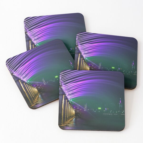 Item preview, Purple Rainbow Fountain at Banpo Bridge designed and sold by HyunDam.