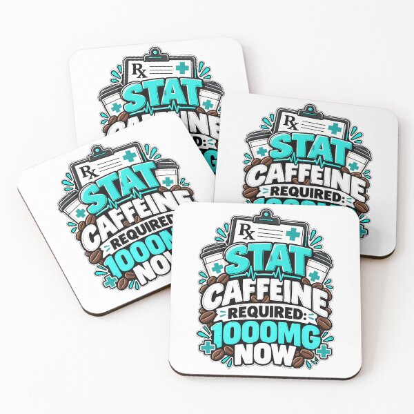 Item preview, Stat Caffeine Required 1000mg Nurse Typography designed and sold by Win Hardy.