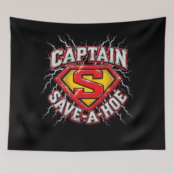 Item preview, Captain Save A Hoe Funny Comic Costume Halloween designed and sold by MichelleKinney.