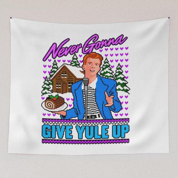 Item preview, Rick Astley Christmas, Funny Rick Astley Xmas designed and sold by nicholcoffeyArt.