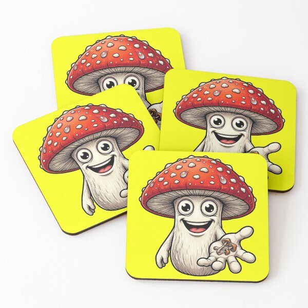 Item preview, Friendly fly agaric designed and sold by Why Not Art.