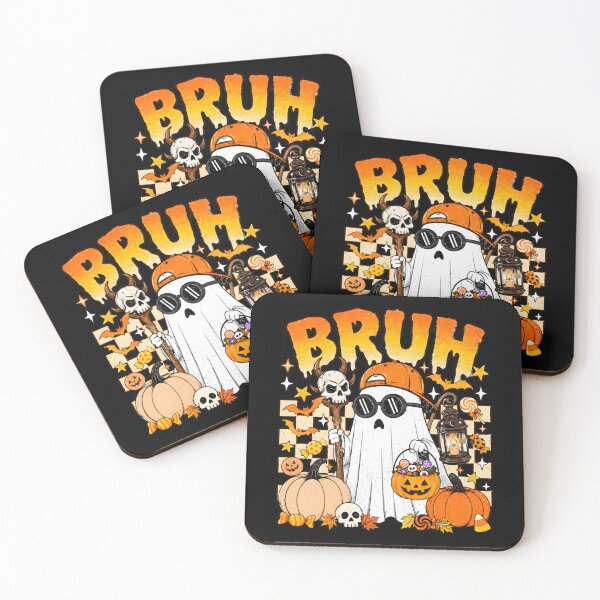 Item preview, Bruh Ghost Halloween Pumpkin Candy Spooky Funny designed and sold by GiaoCalonas.