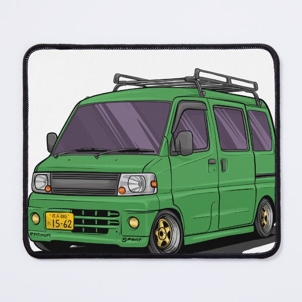 Item preview, JDM mini van vector art designed and sold by IP-Medawela.