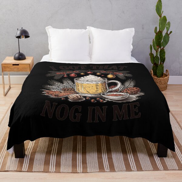 Item preview, I Got That Nog In Me Funny Eggnog Christmas Vintage designed and sold by Watsonza.