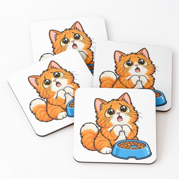 Item preview, Funny Cat Acting Like the Food Bowl Is Empty designed and sold by Thai Vibe Studio.