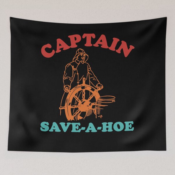 Item preview, Captain Save-A-Hoe Vintage Design designed and sold by MichelleKinney.