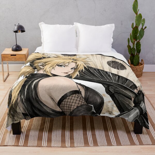Item preview, Temari | Blonde Kunoichi Warrior with Giant War Fan – Japanese Ink Anime Art designed and sold by Dyan4.