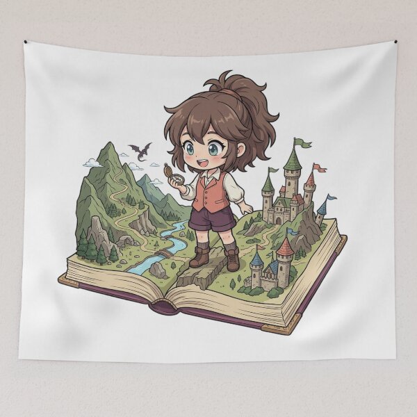 Item preview, Fantasy Adventure Pop-Up Book Kingdom and Explorer designed and sold by mood-draftsman.