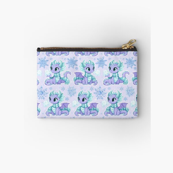 Item preview, Kawaii Winter Dragon Scarf Ice Breath Design designed and sold by NicolasGlowArt.