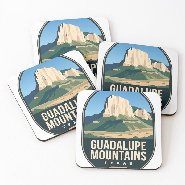Item preview, Guadalupe Mountains Texas El Capitan Oval Badge Sticker designed and sold by DetourDgn.