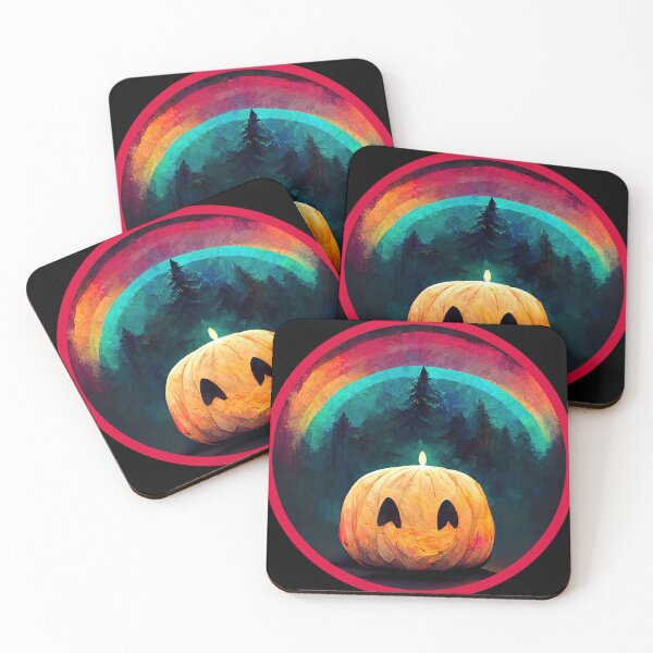 Item preview, Rainbow Forest Jack-o-Lantern designed and sold by DesTran.