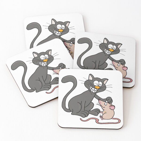 Item preview, Cat And Mouse Funny 202 designed and sold by huyhoangkhoa.