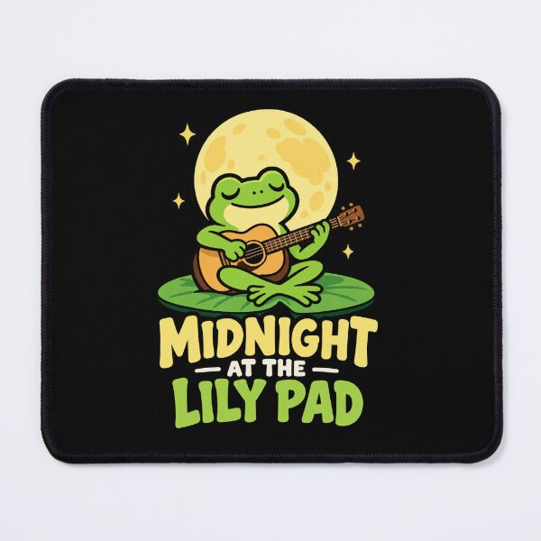 Item preview, Midnight at the lily pad designed and sold by JamesSpring.