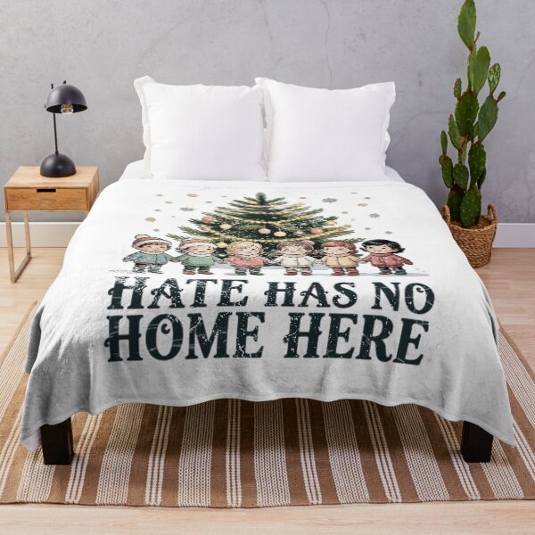 Item preview, Hate Has No Home Here Cute Kids Christmas Tree designed and sold by Samanthzx.