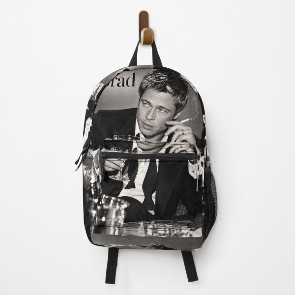 Item preview, Brad Pitt – Hollywood After Hours | Black and White Celebrity Portrait designed and sold by LuluLeb.