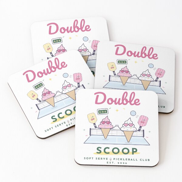 Item preview, Double Scoop – Cute Pickleball Gift for Doubles Partners designed and sold by IsleAmore.