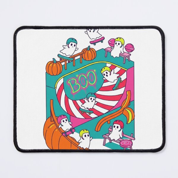 Item preview, BOO Ghost Skatepark - Surreal Candy Halloween Skate Art designed and sold by jrzvibe.