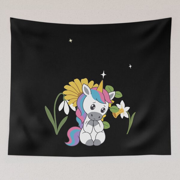 Item preview, Unicorn flowers children imaginative snowdrops designed and sold by Sir-Freaky.