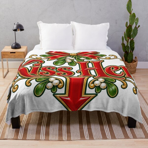 Item preview, Xmas kiss here mistletoe designed and sold by Bubbagogos.