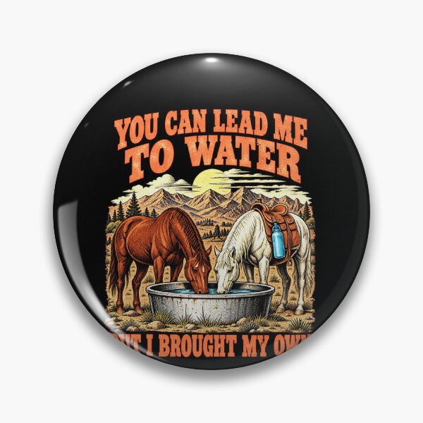 Item preview, Horses and Their Own Water Hydration Humor designed and sold by elderberry.