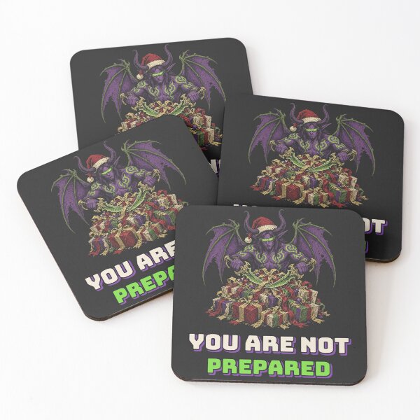 Item preview, You Are Not Prepared - Funny Demon Hunter Christmas designed and sold by Rebel Rewind.