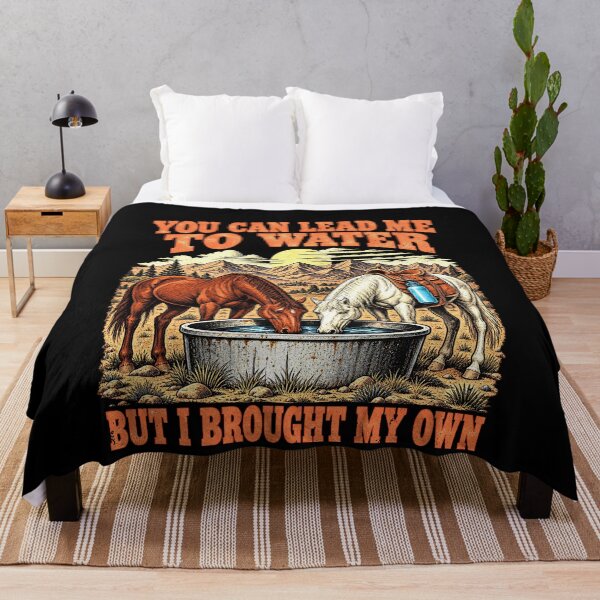 Item preview, Horses and Their Own Water Hydration Humor designed and sold by elderberry.