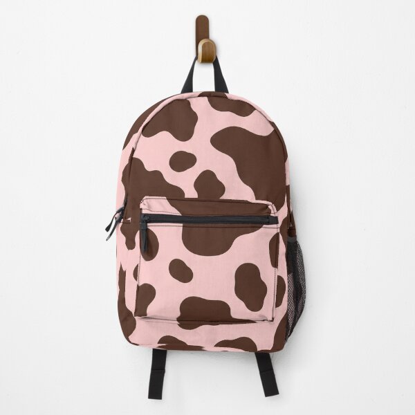Item preview, Chocolate Brown Cow Spots on Pastel Pink Pattern designed and sold by KokoDeez.