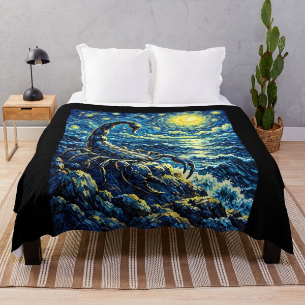 Item preview, Scorpio Scorpion in a Moonlit Ocean designed and sold by elderberry.