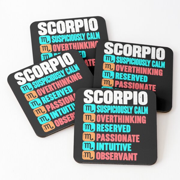 Item preview, Scorpio Suspiciously and Its Calm Astrology Traits designed and sold by elderberry.