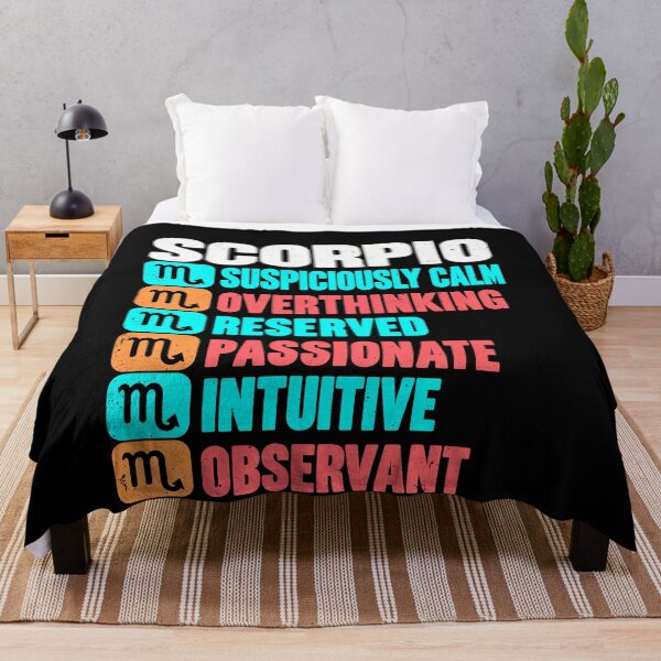 Item preview, Scorpio Suspiciously and Its Calm Astrology Traits designed and sold by elderberry.