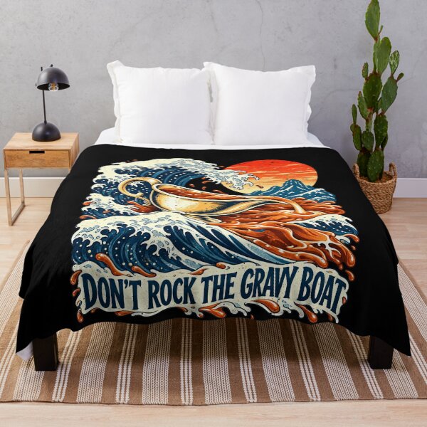 Item preview, Don't Rock the Gravy Boat Ocean Food Joke designed and sold by elderberry.
