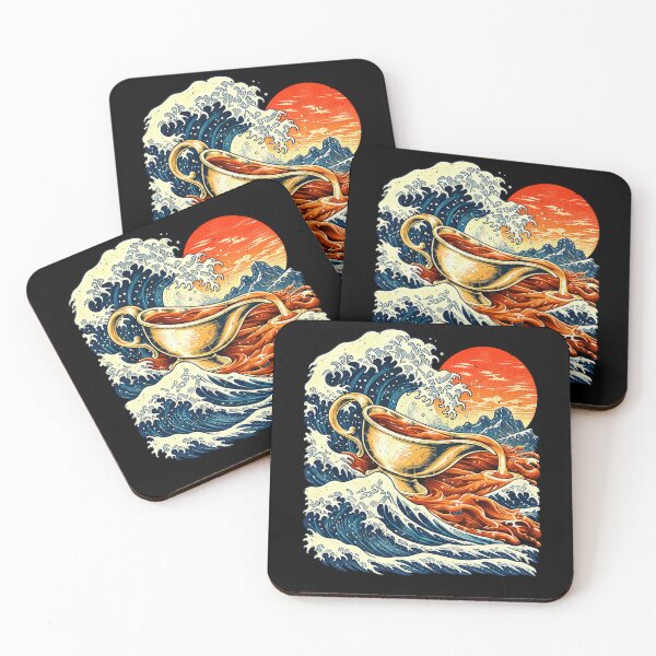 Item preview, Gravy Wave Seascape Beneath a Sunset designed and sold by elderberry.