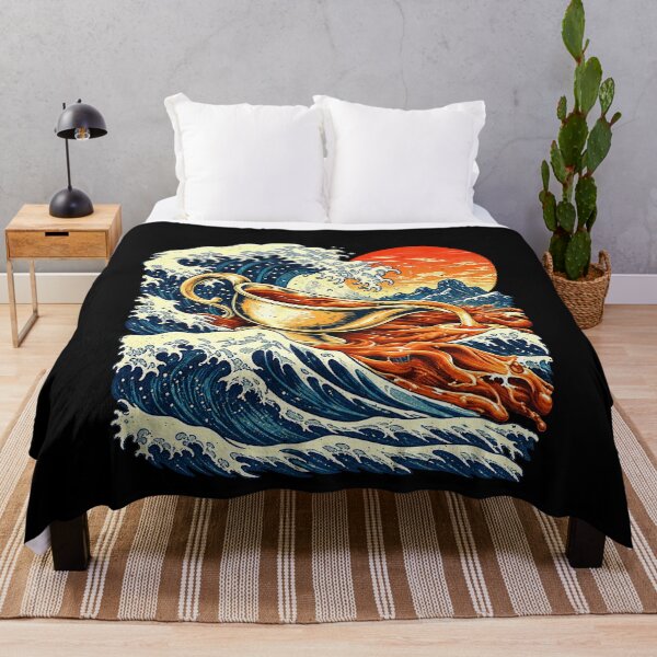 Item preview, Gravy Wave Seascape Beneath a Sunset designed and sold by elderberry.