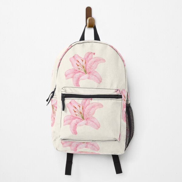 Item preview, Cute Pink Lily Watercolor Floral Seamless Pattern Art designed and sold by VirellonInk.