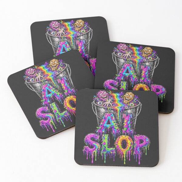 Item preview, AI Slop - Bucket Of Glitchy Images designed and sold by Rebel Rewind.