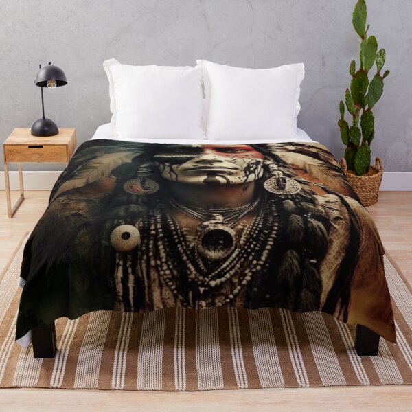 Item preview, Quiet Strength – Native American Inspired Portrait designed and sold by Tribal Spirits Art T-Shirt Store.