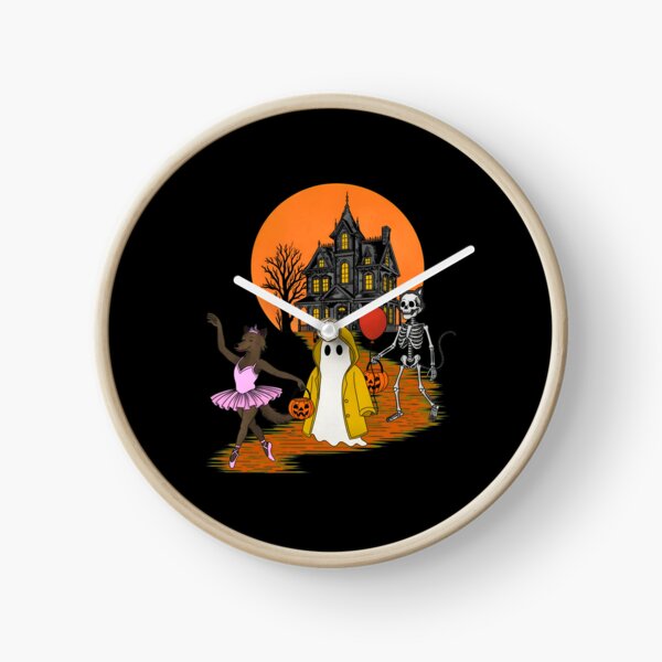 Item preview, Spooky Night Ballet Ghost Skeleton Haunted House Art designed and sold by GiaoCalonas.