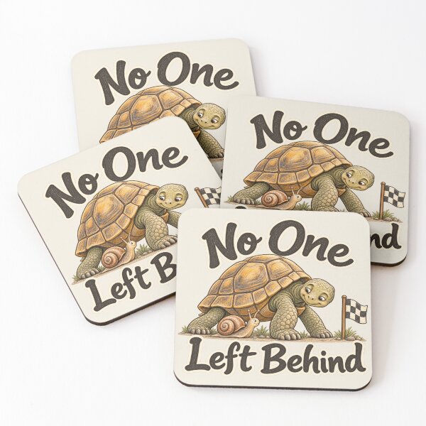 Item preview, No One Left Behind Tortoise and Snail designed and sold by ChirpInc.