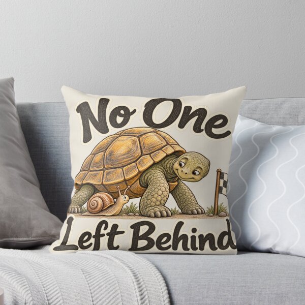 Item preview, No One Left Behind Tortoise and Snail designed and sold by ChirpInc.